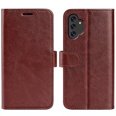 Чехол-книжка Deexe Wallet Style для Samsung Galaxy A13 (А135) - Brown