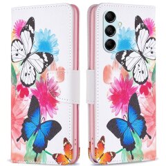 Чохол-книжка Deexe Color Wallet для Samsung Galaxy M14 (M146) - Two Butterflies