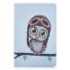 Чехол-книжка Deexe Pattern Style для Samsung Galaxy Tab S7 (T870/875) / S8 (T700/706) - Adorable Owl. Фото 2 из 9