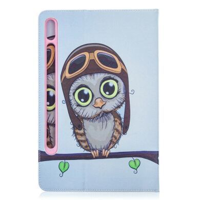 Чехол-книжка Deexe Pattern Style для Samsung Galaxy Tab S7 (T870/875) / S8 (T700/706) - Adorable Owl