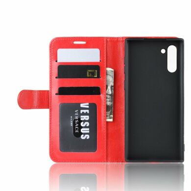 Чехол-книжка Deexe Wallet Style для Samsung Galaxy Note 10 (N970) - Red