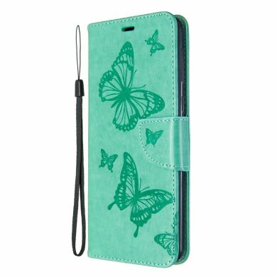 Чехол UniCase Butterfly Pattern для Samsung Galaxy A21 (A215) - Green