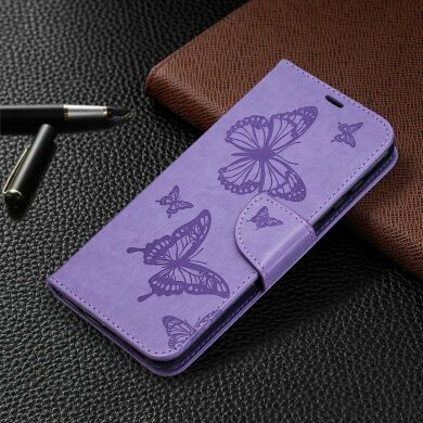 Чехол UniCase Butterfly Pattern для Samsung Galaxy A21s (A217) - Purple
