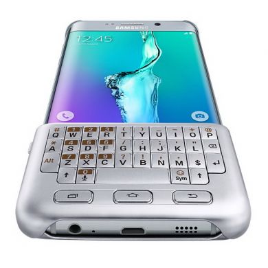 Чехол-клавиатура для Samsung Galaxy S6 edge+ (EJ-CG928RSEGRU) - Silver