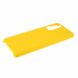 Пластиковый чехол Deexe Hard Shell для Samsung Galaxy S20 (G980) - Yellow. Фото 4 из 5