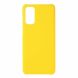Пластиковый чехол Deexe Hard Shell для Samsung Galaxy S20 (G980) - Yellow. Фото 1 из 5