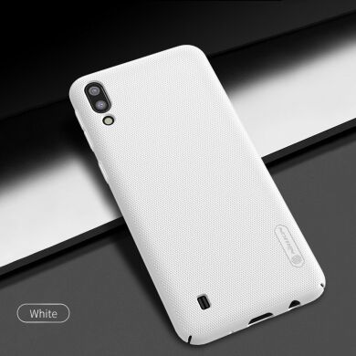 Пластиковый чехол NILLKIN Frosted Shield для Samsung Galaxy M10 (M105) - White