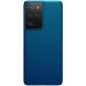 Пластиковый чехол NILLKIN Frosted Shield для Samsung Galaxy S21 Ultra - Blue. Фото 2 из 17