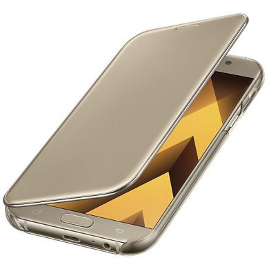 Чехол-книжка Clear View Cover для Samsung Galaxy A7 2017 (A720) EF-ZA720CFEGRU - Gold