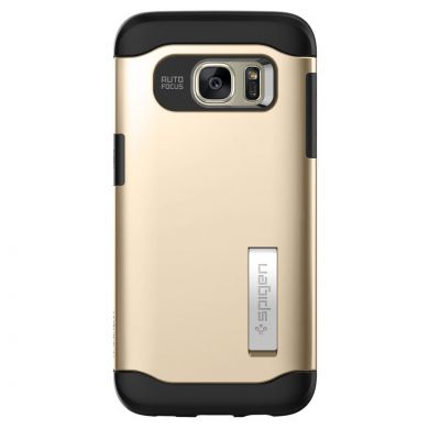 Защитная накладка SGP Slim Armor для Samsung Galaxy S7 Edge (G935) - Champagne Cold