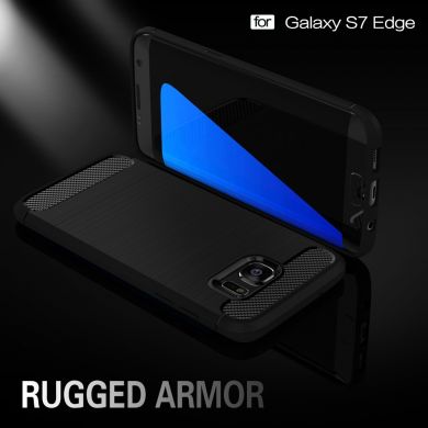 Захисний чохол UniCase Carbon для Samsung Galaxy S7 edge (G935) - Dark Blue