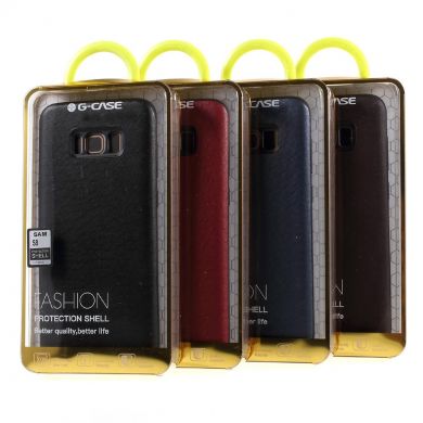 Защитный чехол G-CASE Ostrich Series для Samsung Galaxy S8 (G950) - Brown