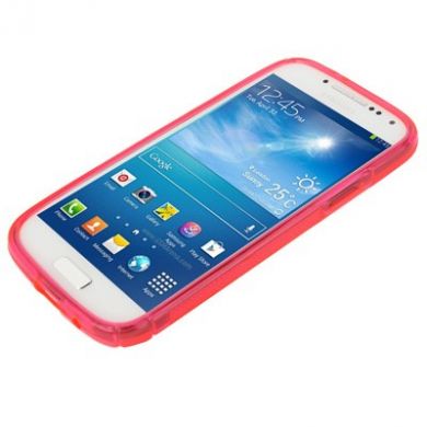 Силиконовая накладка Deexe S Line для Samsung Galaxy S4 mini (i9190/9192) - Magenta