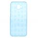 Силиконовый чехол Deexe 3D Diamond Texture для Samsung Galaxy J6+ (J610) - Blue. Фото 1 из 3