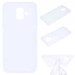 Силиконовый (TPU) чехол Deexe Matte Case для Samsung Galaxy A6 2018 (A600) - White