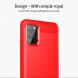 Силиконовый (TPU) чехол MOFI Carbon Fiber для Samsung Galaxy A02s (A025) - Red. Фото 6 из 12