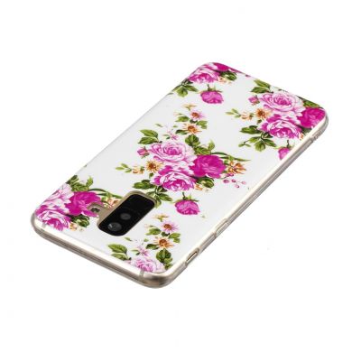 Силиконовый (TPU) Deexe LumiCase для Samsung Galaxy A6+ 2018 (A605) - Blooming Flower