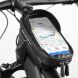 Универсальная сумка для велосипеда WHEEL UP Cycling Bag для смартфонов с шириной корпуса до 80мм - Black. Фото 1 из 7