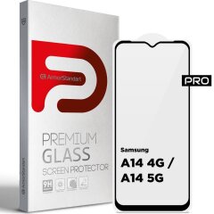 Защитное стекло ArmorStandart Pro 5D для Samsung Galaxy A14 (А145) - Black