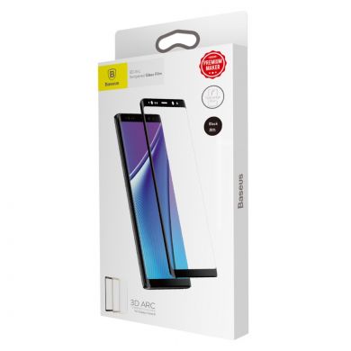 Защитное стекло BASEUS 0.3mm 3D Curved Full для Samsung Galaxy Note 8 (N950) - Black