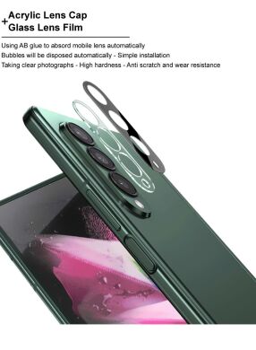 Защитное стекло на камеру IMAK Black Glass Lens для Samsung Galaxy Fold 3 - Black