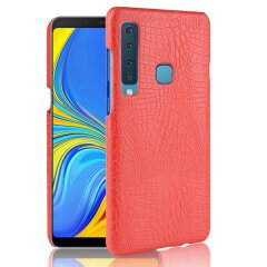 Защитный чехол Deexe Croco Style для Samsung Galaxy A9 2018 (A920) - Red