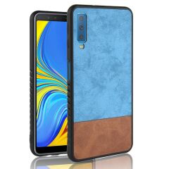 Защитный чехол Deexe Elegant Series для Samsung Galaxy A7 2018 (A750) - Blue