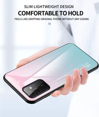 Защитный чехол Deexe Gradient Color для Samsung Galaxy A72 (А725) - Pink / Blue