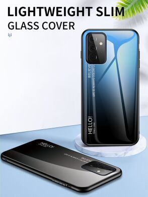 Защитный чехол Deexe Gradient Color для Samsung Galaxy A72 (А725) - Black / Grey