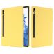 Защитный чехол Deexe Silicone Shell для Samsung Galaxy Tab S9 / S9 FE (X710/716/510) - Yellow. Фото 1 из 9