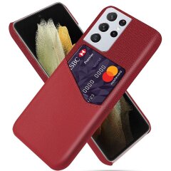 Захисний чохол KSQ Business Pocket для Samsung Galaxy S21 Ultra (G998) - Red