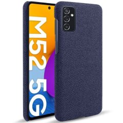 Защитный чехол KSQ Cloth Style для Samsung Galaxy M52 (M526) - Blue