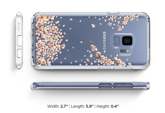 Защитный чехол Spigen SGP Liquid Crystal Blossom для Samsung Galaxy S9 (G960) - Crystal Clear
