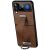 Защитный чехол SULADA Fashion Series для Samsung Galaxy Flip 4 - Brown