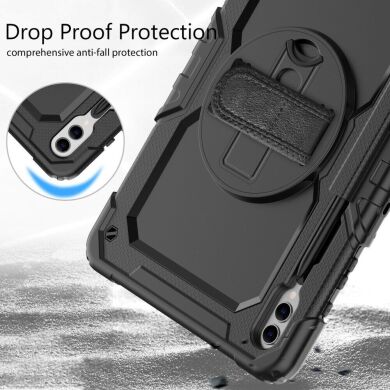 Защитный чехол Deexe Shockproof Case для Samsung Galaxy Tab S9 Plus (X810/816) - Purple