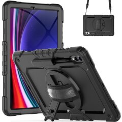Защитный чехол Deexe Shockproof Case для Samsung Galaxy Tab S9 Plus (X810/816) - Black