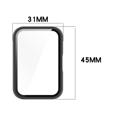 Защитный чехол Deexe Hard Frame для Samsung Galaxy Fit 3 - Glossy Green