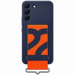 Защитный чехол Silicone Cover with Strap для Samsung Galaxy S22 (S901) EF-GS901TNEGRU - Navy