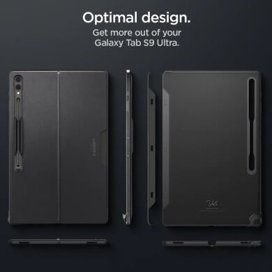 Защитный чехол Spigen (SGP) Thin Fit Pro для Samsung Galaxy Tab S8 Ultra (T900/T906) / S9 Ultra (X910/916) - Black