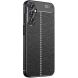 Защитный чехол Deexe Leather Cover для Samsung Galaxy A25 (A256) - Black. Фото 1 из 8