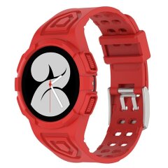Ремінець Deexe Solid Color для Samsung Galaxy Watch 4 / 5 (40mm) - Red