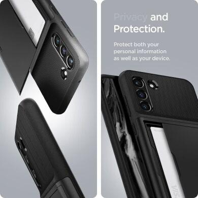 Защитный чехол Spigen (SGP) Slim Armor CS для Samsung Galaxy S21 FE (G990) - Black