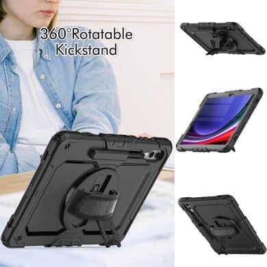 Защитный чехол Deexe Shockproof Case для Samsung Galaxy Tab S9 Plus (X810/816) - Rose