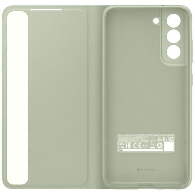 Чехол-книжка Clear View Cover для Samsung Galaxy S21 FE (G990) EF-ZG990CMEGRU - Olive Green