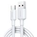 Кабель Usams US-SJ602 U84 USB to Type-C (3A, 2m) - White. Фото 1 из 13