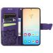 Чехол UniCase Butterfly Pattern для Samsung Galaxy S24 Plus - Dark Purple. Фото 2 из 5