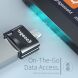 Адаптер ESSAGER UC100 MicroUSB to USB - Black. Фото 6 из 9