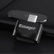 Адаптер ESSAGER UC100 MicroUSB to USB - Black. Фото 1 из 9
