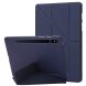 Чехол Deexe Origami Series для Samsung Galaxy Tab S9 (X710/716) - Dark Blue. Фото 1 из 3