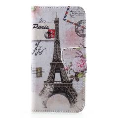 Чехол-книжка Deexe Color Wallet для Samsung Galaxy A6 2018 (A600) - Eiffel Tower